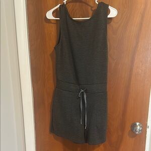 Dark Gray Sleeveless Air Essentials Spanx Romper